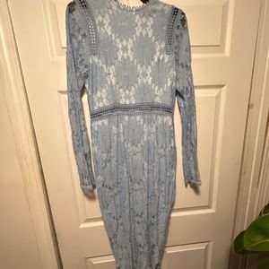 PLT Baby blue lace dress